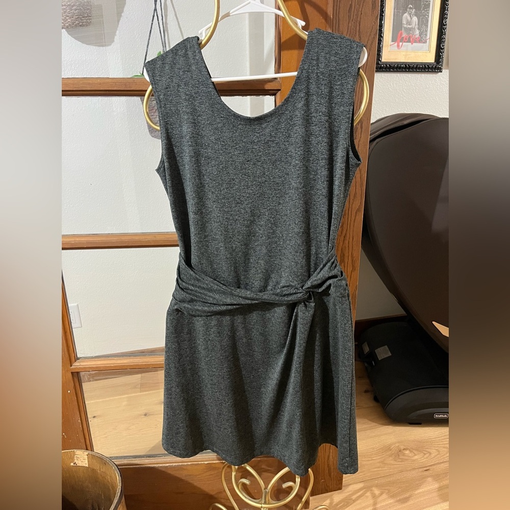 Patagonia Charcoal sea brook twist dress